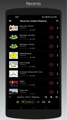 Radio SX android App screenshot 1